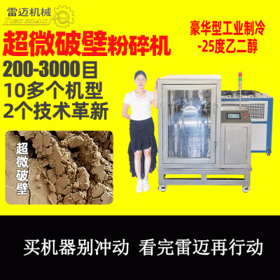 雷迈超低温超微机 30-3000目中药材超细打粉机 灵芝孢子粉破壁机